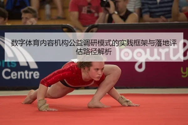 数字体育内容机构公益调研模式的实践框架与落地评估路径解析